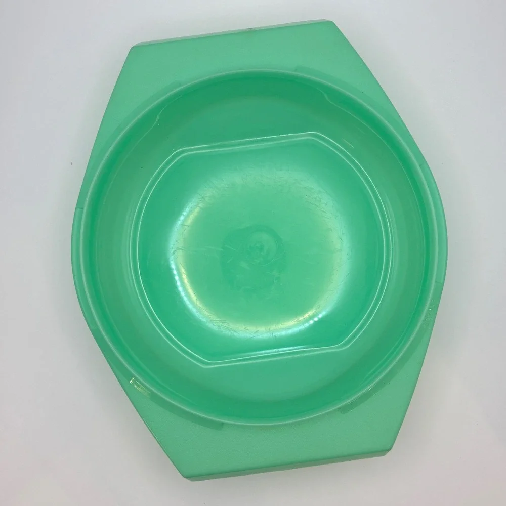 Vtg Tupperware Jadeite Green Cheese Grater Slicer Bowl Set 786 787 Cottagecore